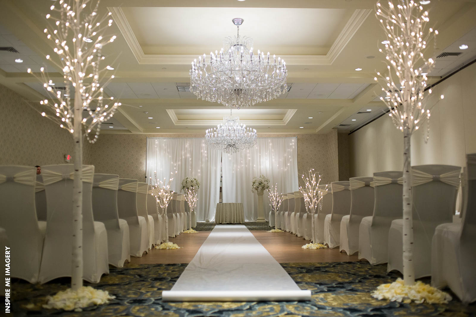 Wedding Ceremony Aisle Ideas | Crystal Ballroom, Freehold NJ