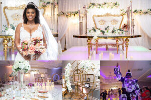 Crystal Ballroom Summer Wedding Reception